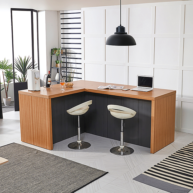 높이 720 ㄱ자 조합형 아일랜드식탁 1200X1200 수납 카운터 테이블 다이닝룸 홈파티