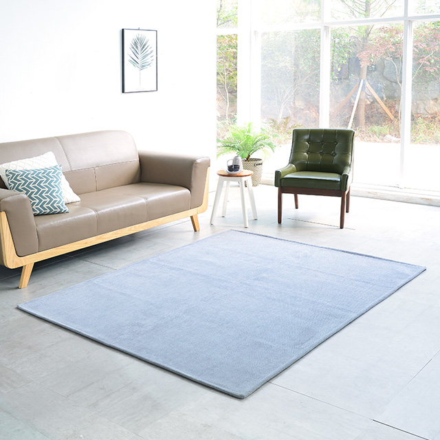 라누베 단모 러그 먼지없는 워셔블 사계절 카페트 미니 대형 식탁 침대 거실 145x200