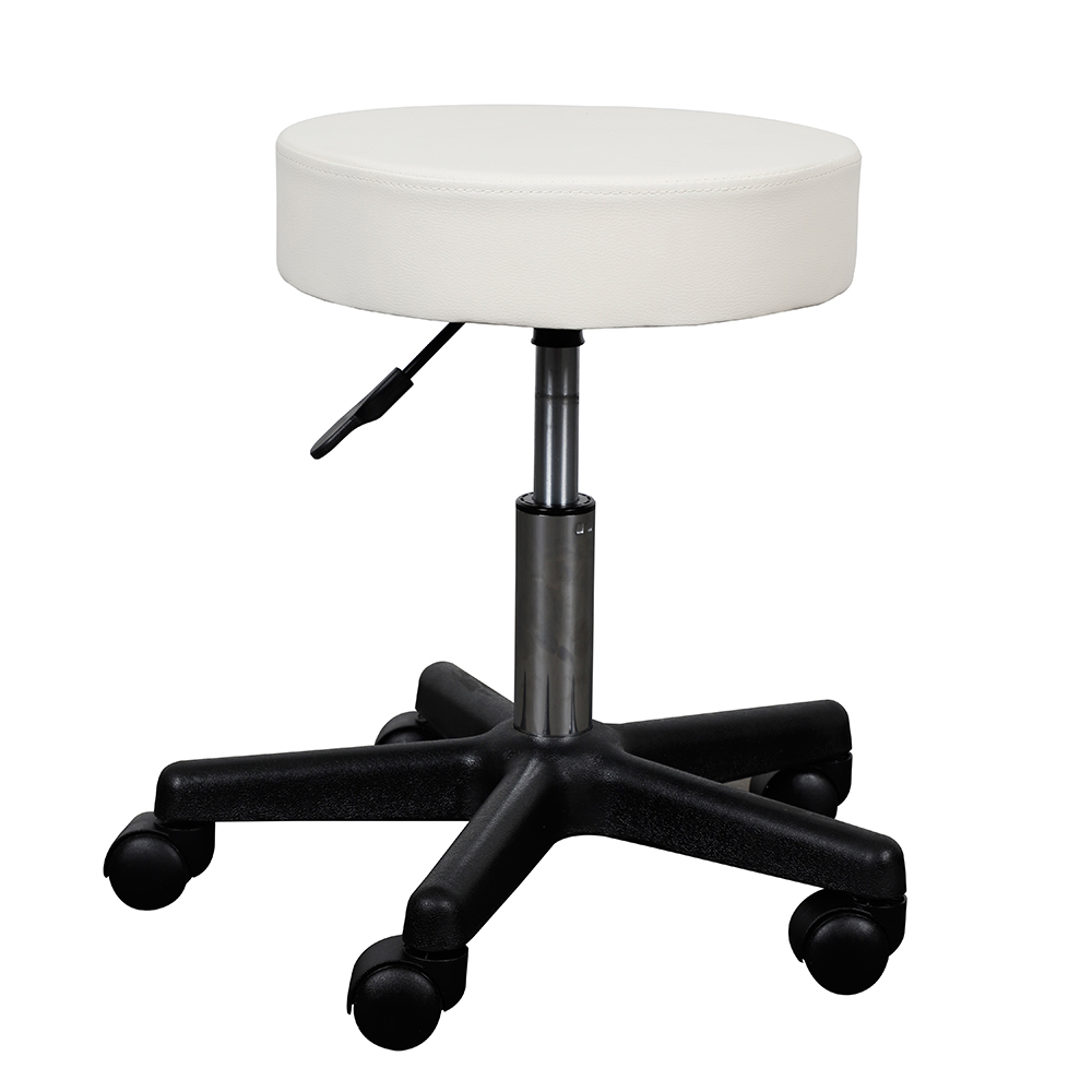 블랙 원형의자 미용 보조 피부 관리실 미니 작업 진료 진찰 다용도스톨