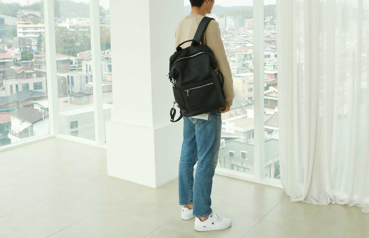 로디나트 클리퍼 백팩, 대학생 30대 여행용 직장인 비즈니스 15인치 17인치 노트북