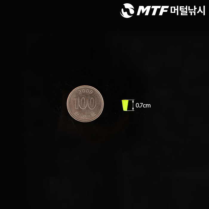 고품질 V형 형광 쿠션고무 10개입 찌쿠션고무 완충고무 찌고무 - 상세 이미지 4