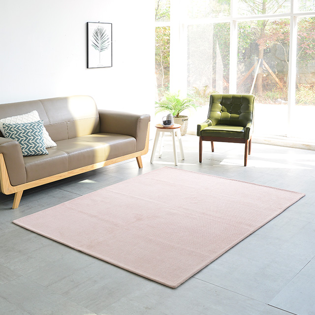라누베 단모 러그 먼지없는 워셔블 사계절 카페트 미니 대형 식탁 침대 거실 145x200