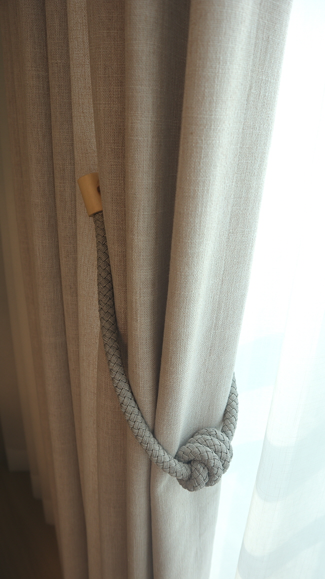 코지앳홈독점- ﻿프리미엄 자석루프 커튼 타이백3종