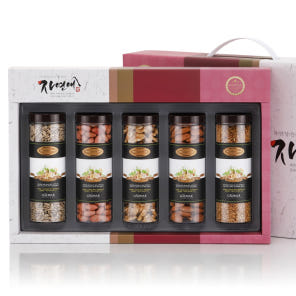 [가온애] 자연애 견과세트 1호 호두120g+아몬드200g+해바라기씨200g+땅콩180g+아마씨200g