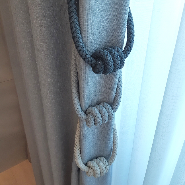 코지앳홈독점- 프리미엄 자석루프 커튼 타이백3종