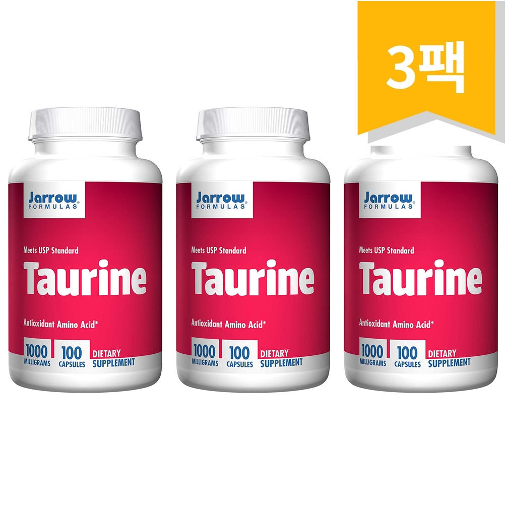 Jarrow Taurine Brain 자로우 타우린 1000mg 100정3개