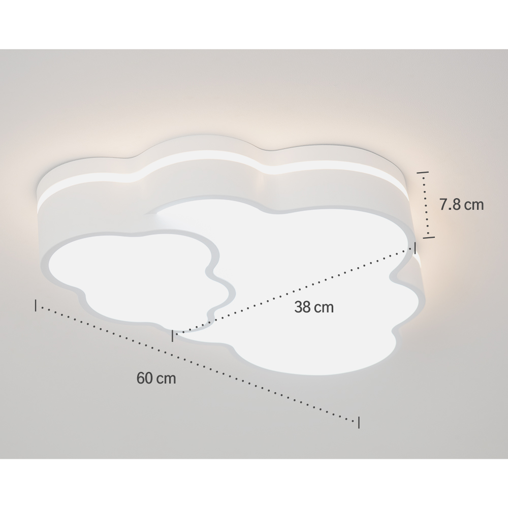 LED 클라우드 투톤 방등 70W 키즈조명 - 상세 이미지 5