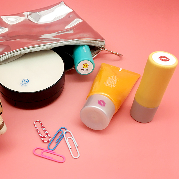 (속건)의류용스탬프 네임스탬프 이름도장 의류스탬프제작 미니식권 카페 결혼식 옐로빨강폰트L