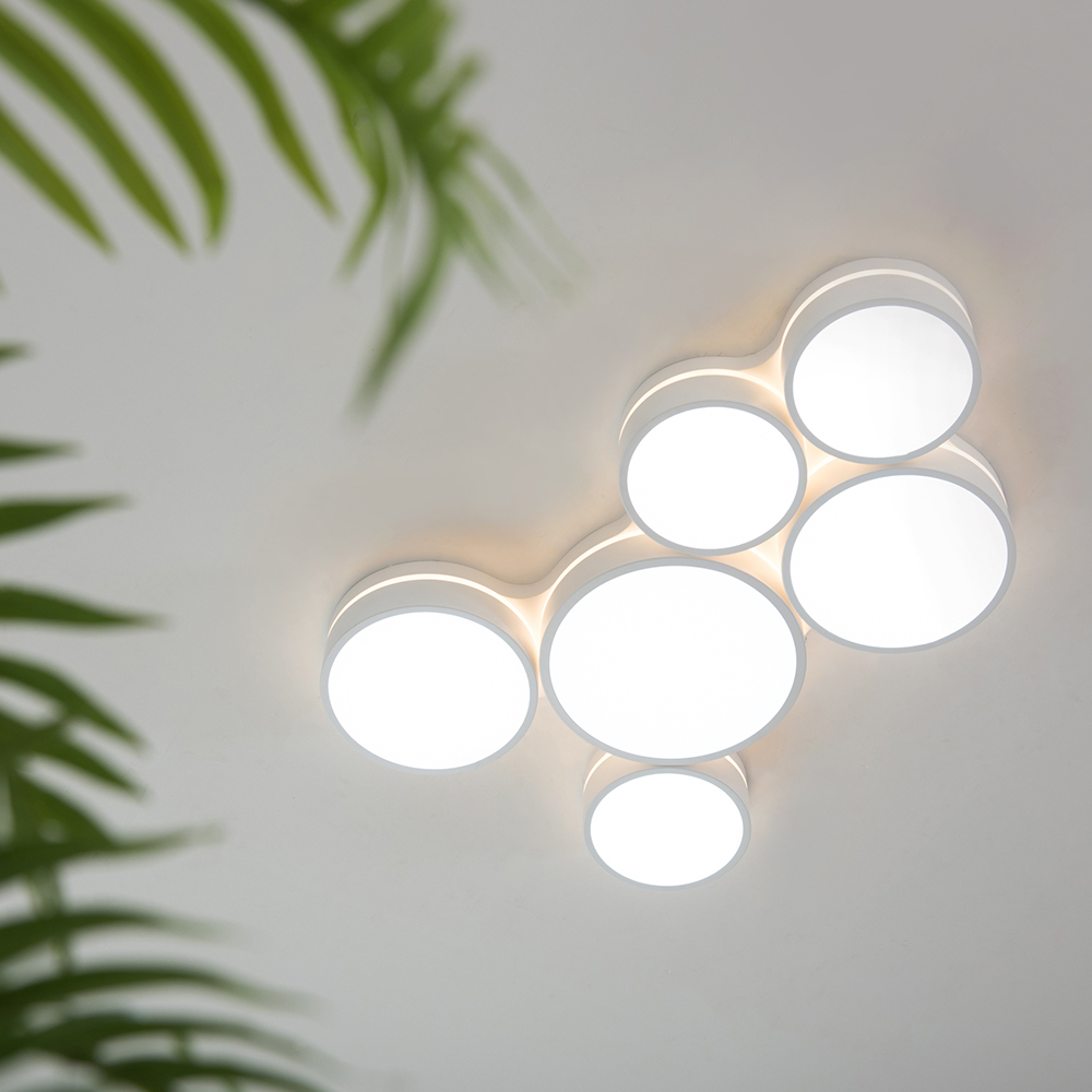 LED 드로우 써클 인테리어 거실등 130W - 상세 이미지 3