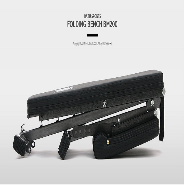 접이식각도조절 인클라인 벤치프레스 가정용 헬스의자 이미지 4