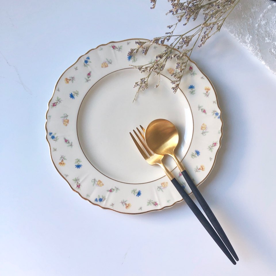 시라쿠스 수잔 수잔느 빈티지 샐러드 접시 앤틱 플레이트 예쁜 그릇