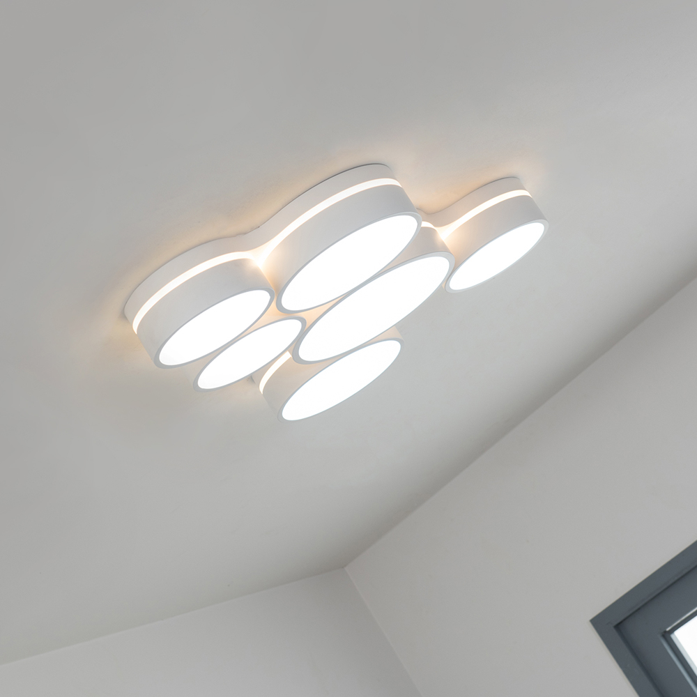 LED 드로우 써클 거실등 130W 국산led거실등 - 상품 이미지