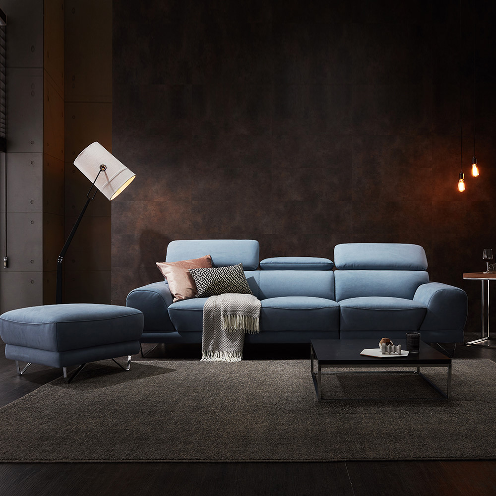 수프레모 아쿠아텍스 패브릭 생활방수 4인용 카우치 소파