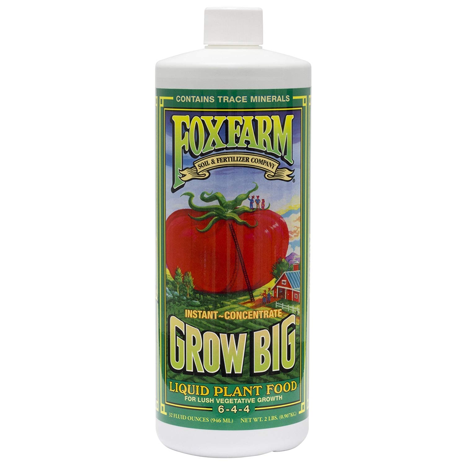 FoxFarm Grow Big 946ml 유기농 수경재배 식물 생장 액비 제품 이미지