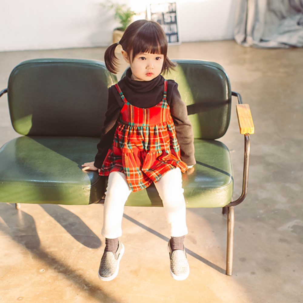 스푼 기본 레깅스 베이직 속 밍크 기모 여아 유아 아동 보통핏 면 이미지 8