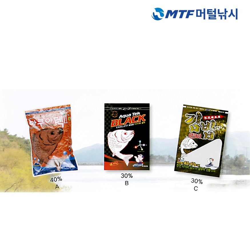 경원 아쿠아 삼합어분 3종세트 (아쿠아텍2+아쿠아블랙+아쿠아김밥) - 상세 이미지 3