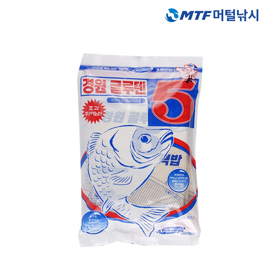 경원 글루텐 5 민물 바닥 낚시 떡밥 집어제 미끼 5봉지 - 상세 이미지 2
