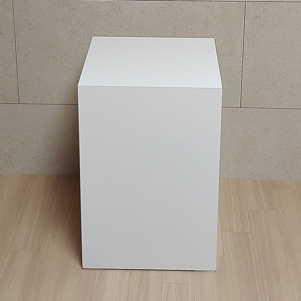 촬영소품 전시 다이 박스 제작 사각 디스플레이 박스 화이트 400x400x200 - 상세 이미지 4