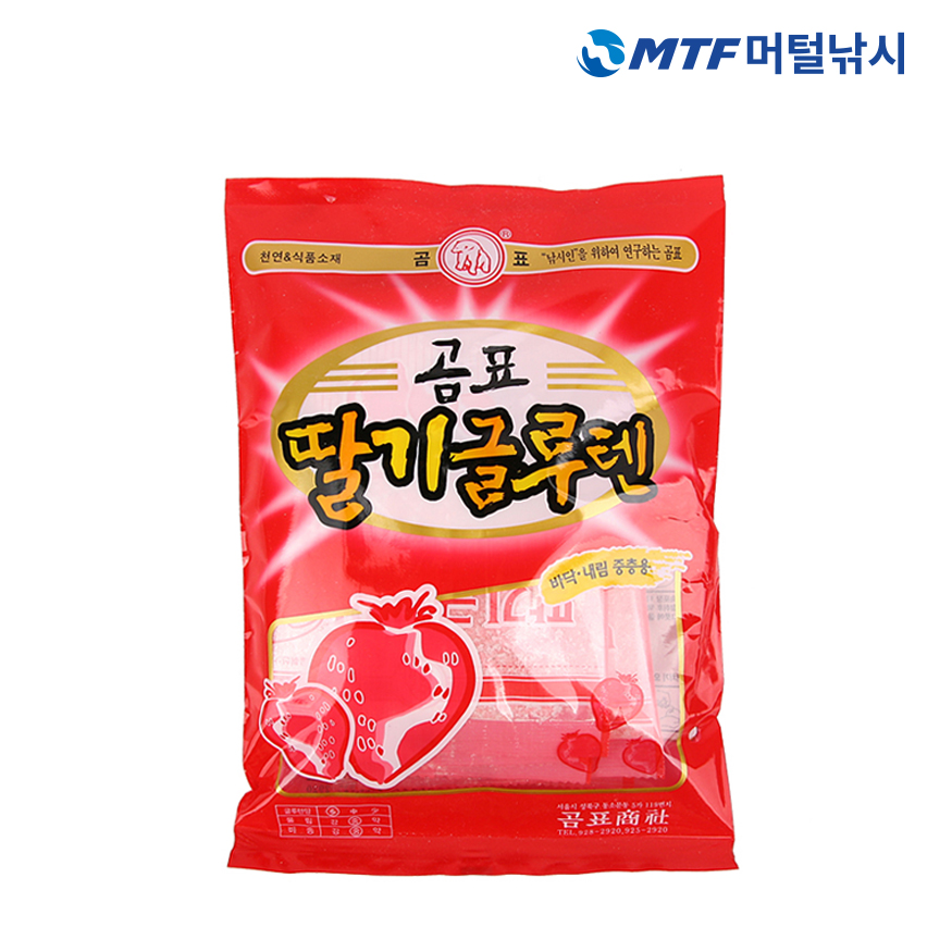 곰표 딸기 글루텐 낚시용품 낚시떡밥 떡밥 집어제 - 상품 이미지