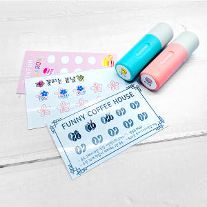 번짐없이 바로 마르는 속건 쿠폰 도장 스탬프  의류 낙관 불멸 웨딩 만년... 실사용 후기 | 효과 있을까? - 상품 이미지 1