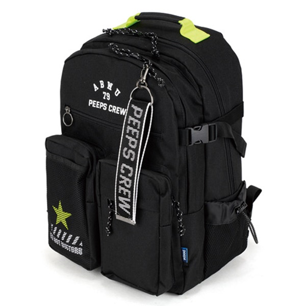 [핍스] PEEPS ABWU backpack(black) 유스백팩