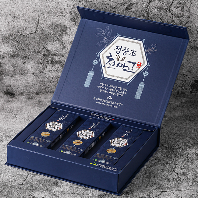 [천마니] 진짜 정성으로 만든 먹기 편한 정풍초 발효 천마고 스틱형 무주천마 선물세트 - 상세 이미지 2