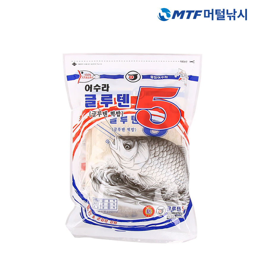 중앙 어수라 글루텐 5 민물 낚시떡밥 어분 미끼 - 상품 이미지
