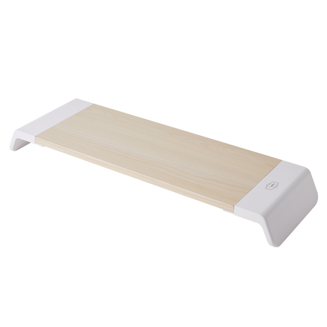 넥시 모니터 받침대 싱글 QC3.0 고속 무선충전 책상 모디터