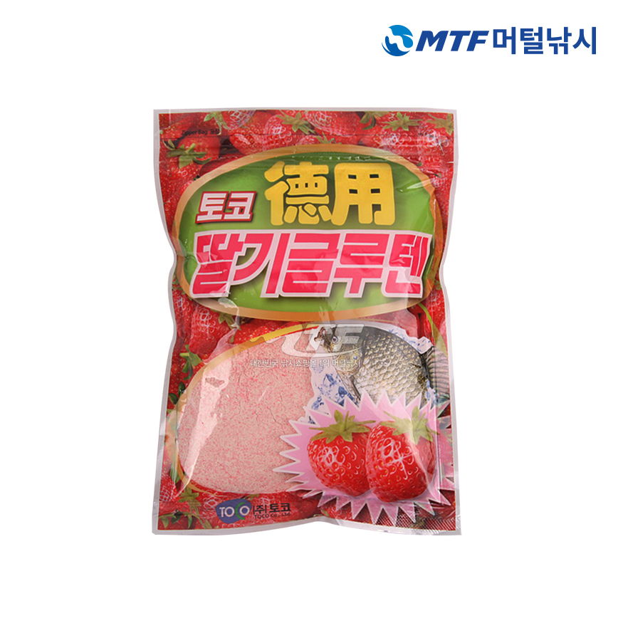 토코 딸기 글루텐 덕용 민물 낚시 떡밥 미끼 - 상세 이미지 2