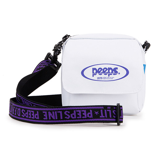 PEEPS Tiny Logo Cross Bag 미니크로스백 화이트 - 상품 이미지