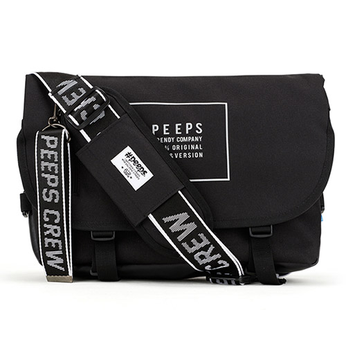 PEEPS Esential Messenger Bag 유스메신저백 Light_Black