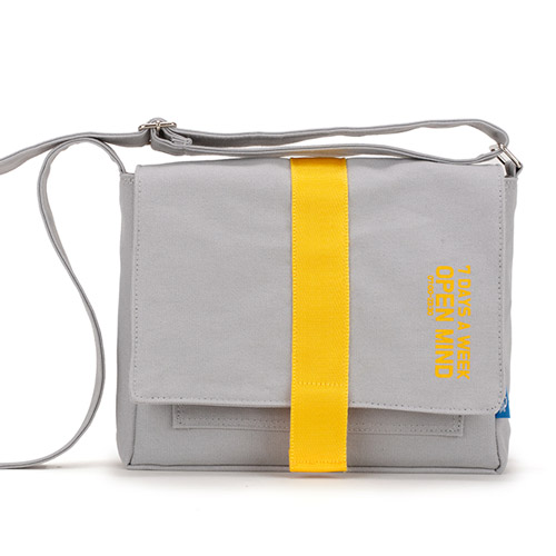 PEEPS Open Mind Mini Cross Bag 미니크로스백 그레이