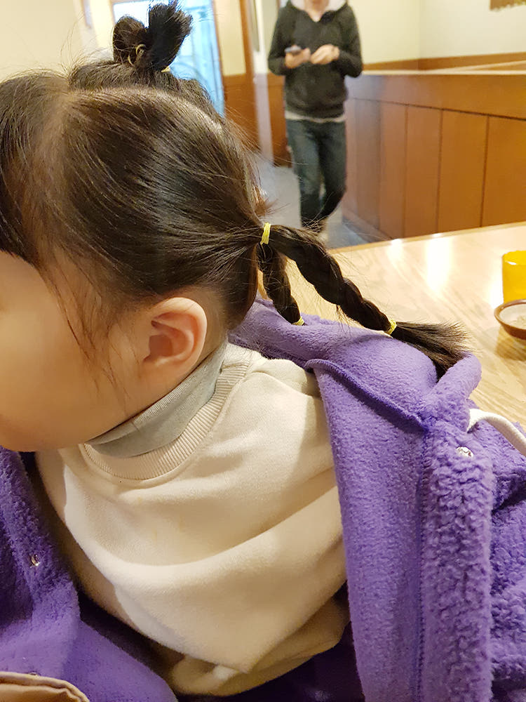 더수 유아 애착 페이크 목 폴라 목도리 워머