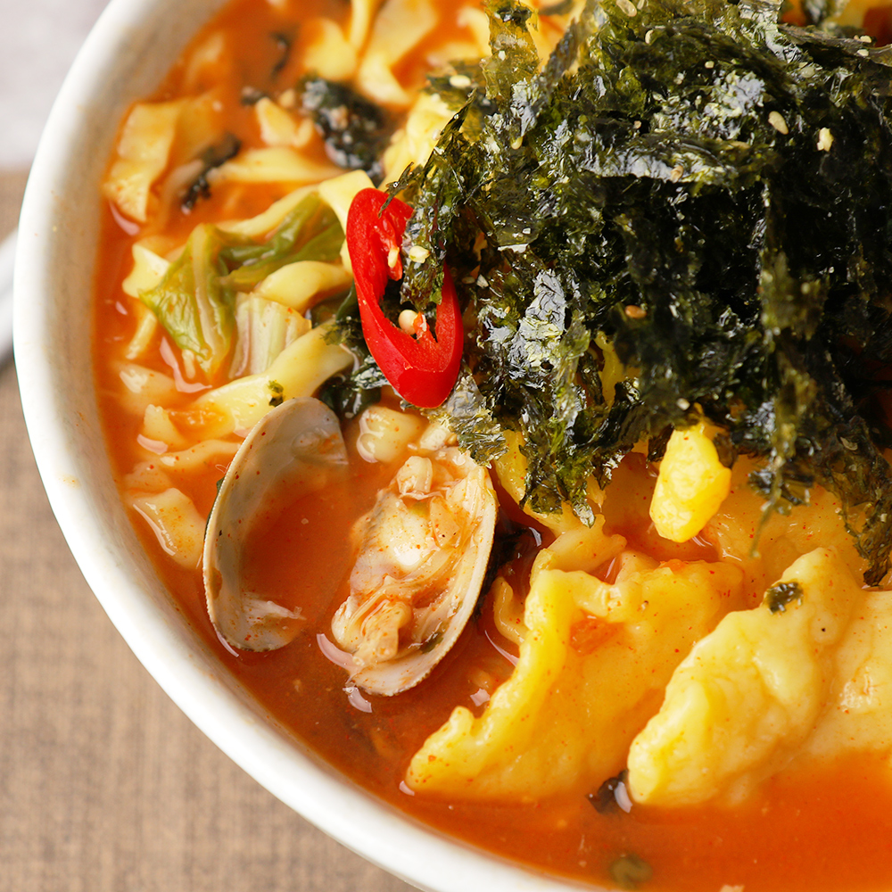 팔공산얼큰이 얼큰 칼국수 수제비 2인분 장칼국수 - 상세 이미지 4