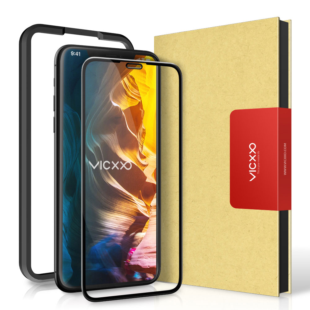 빅쏘 4D 풀커버 강화유리 필름 아이폰11 프로 맥스, 1매입