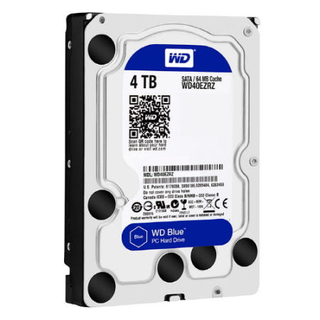 Western Digital 4TB BLUE WD40EZRZ (SATA3/5400/64M) 신제품으로 출고됩니다