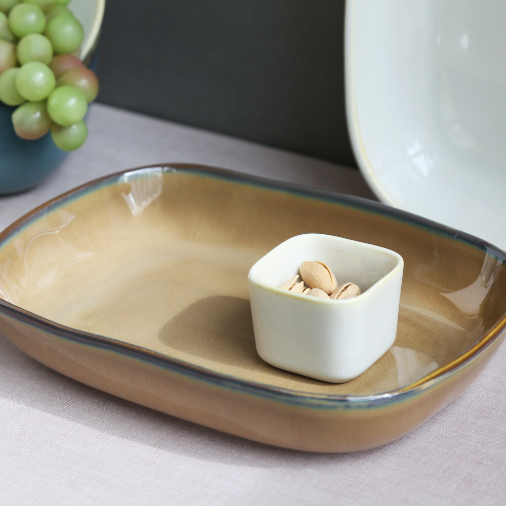 까사무띠 세나 타원샐러드볼(소) 22cm - 상품 이미지
