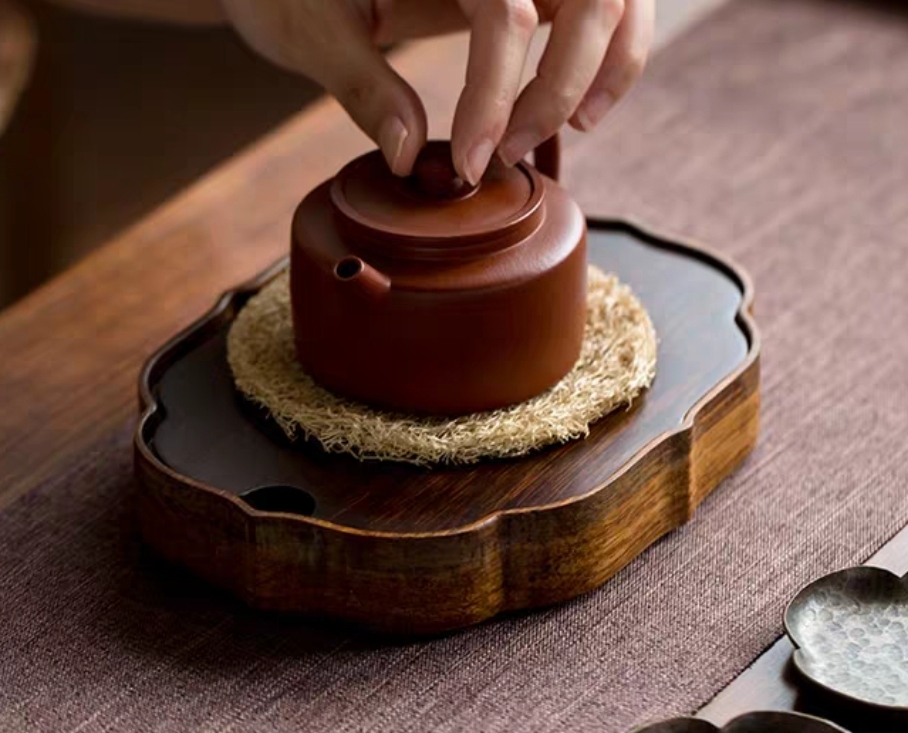 [차판] 부부티 휴대용 캠핑용 앤틱 차반 호승 차트레이