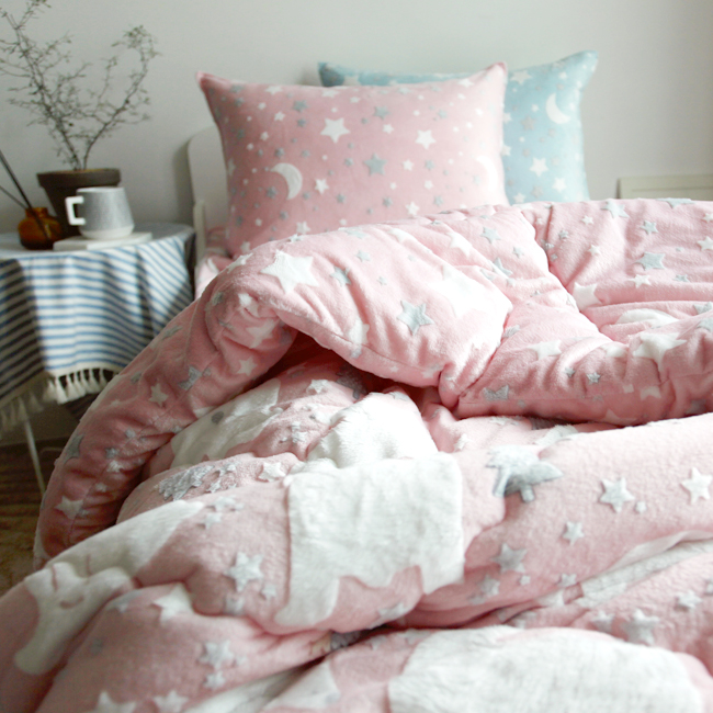 아기곰 극세사 겨울 아이방 차렵이불 s/ss