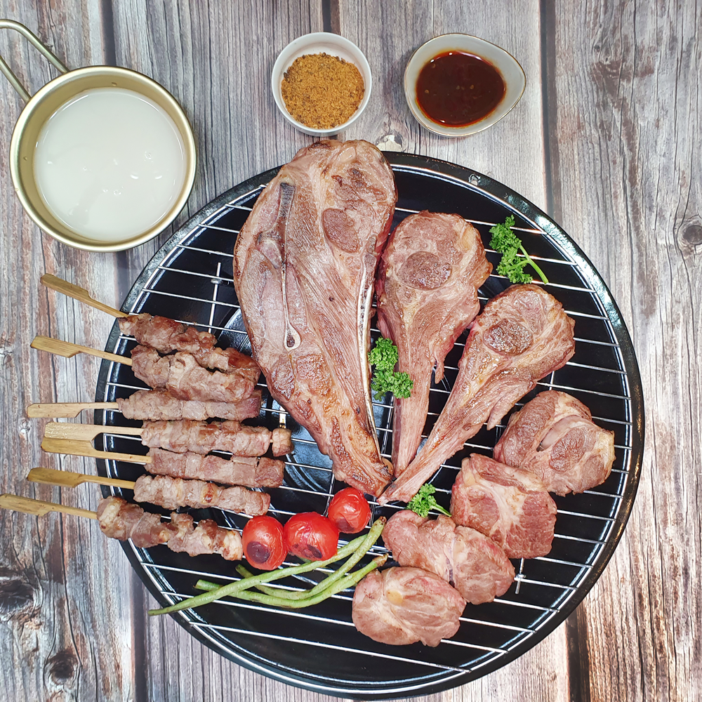 캠핑 양고기 추천 양갈비 양꼬치 어린 양마호크