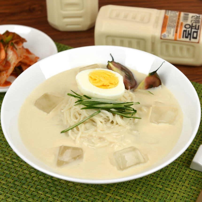 미가 진한 콩물 콩국물 콩국 1L x 2병 (2리터구성) 사진 2