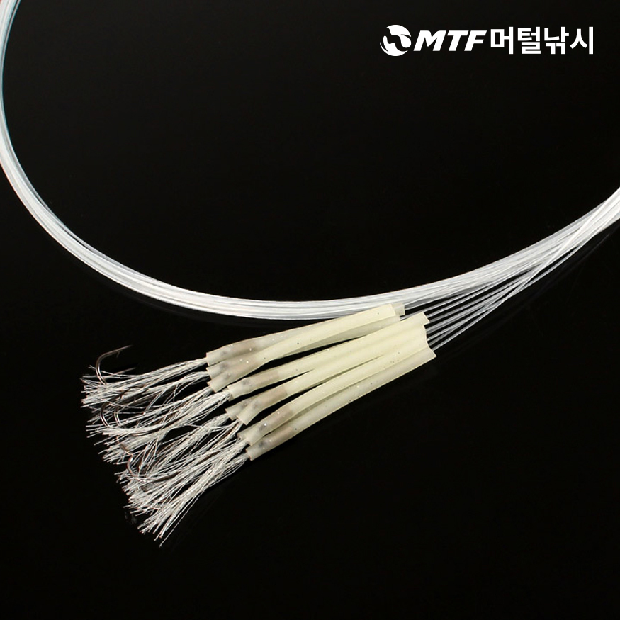 국산 키우라 야광틴실 갈치 묶음바늘 삶음줄 낚시바늘 - 상세 이미지 2