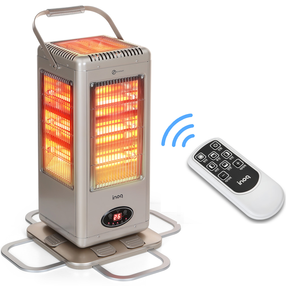 사무실 가정용 발터치 오방난로 리모컨