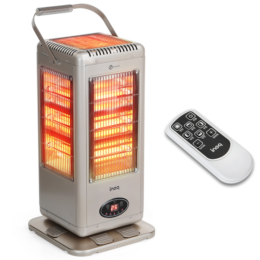 사무실 가정용 발터치 오방난로 리모컨