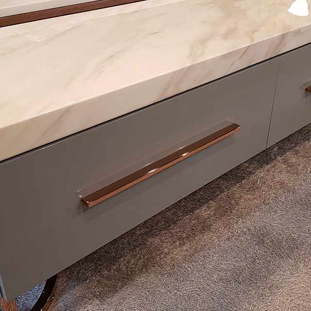 스코나 칼리온 대리석 2150 골드 스틸 거실장 티비장 TV다이