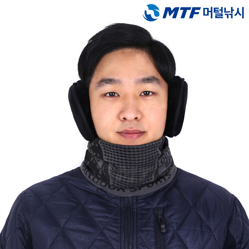 따뜻한 폴라폴리스 고급 귀마개 방한용 귀도리 낚시 스포츠 등산 겨울용 - 상세 이미지 2