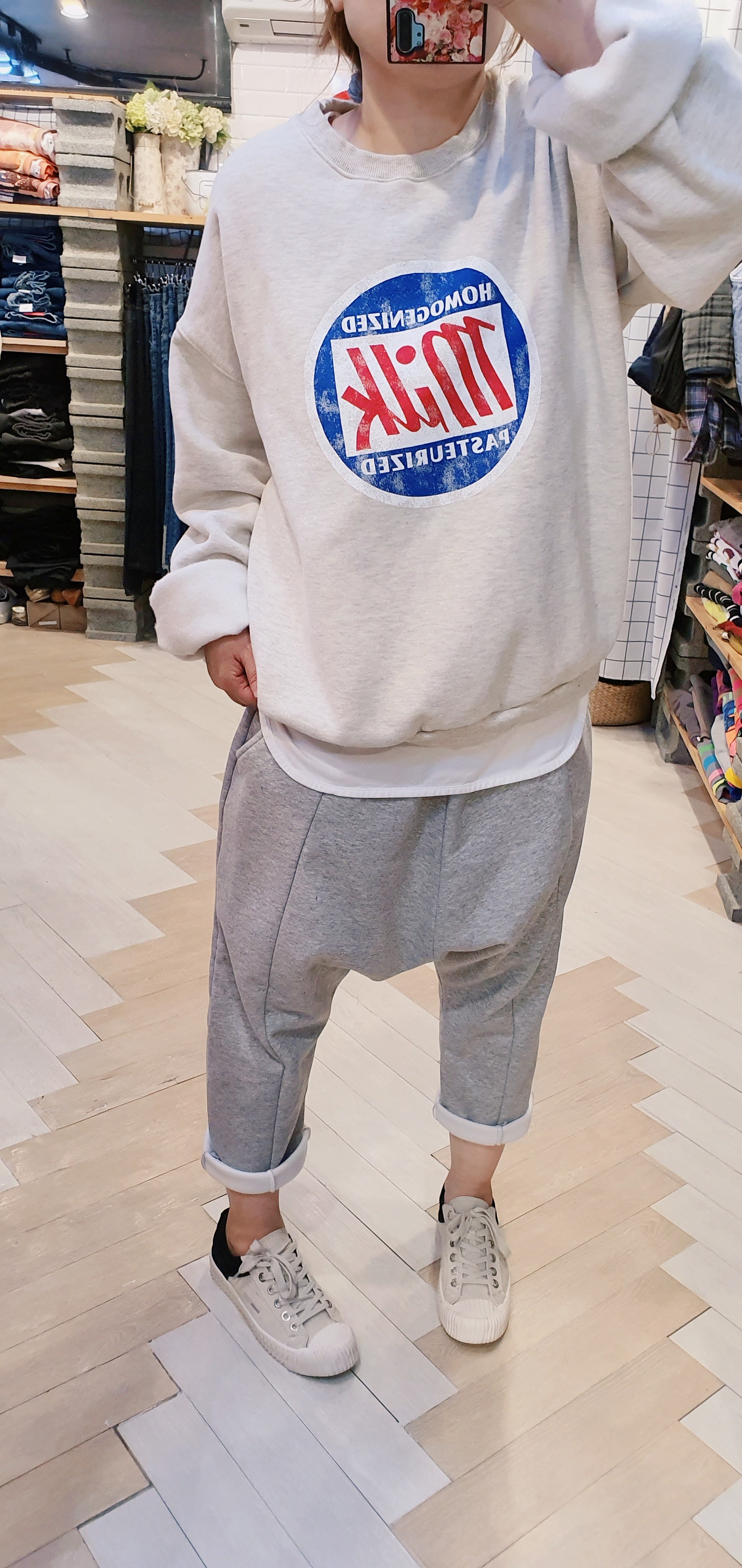 망고땡 배기 바지 봄,가을 겨울 기모버전 - 상세 이미지 5