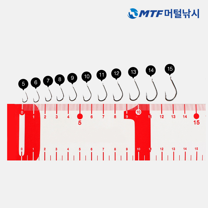 다이치 이두메지나 카본 낚시바늘 잉어 향어용 바늘 민물낚시 - 상세 이미지 4
