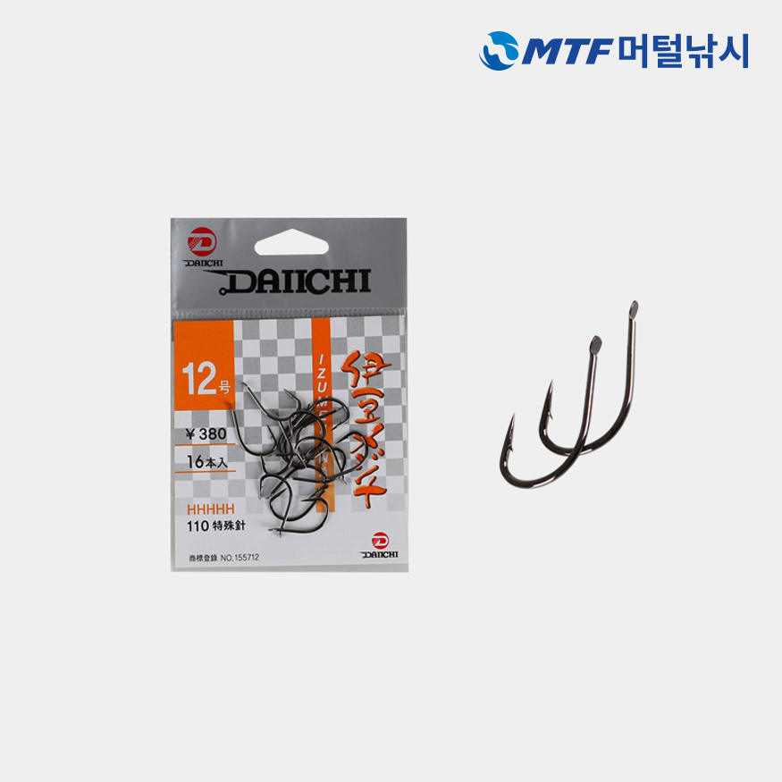 다이치 이두메지나 카본 낚시바늘 잉어 향어용 바늘 민물낚시 - 상세 이미지 5