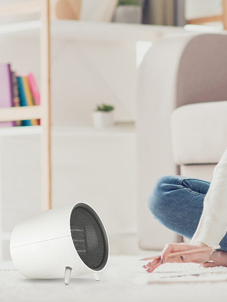 퓨어코치 CH1000W 세라믹 PTC 미니 전기온풍기 사무실 가정용